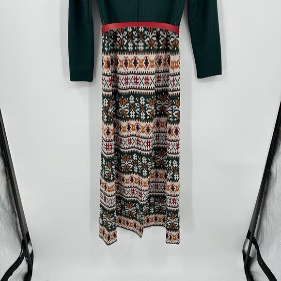 turtleneck geometric funky disco belt S M - Picture 9 of 11